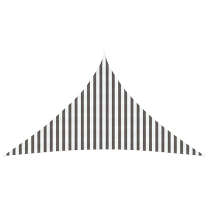 vidaXL Sunshade Sail Light Grey and White 4.5 x 4.5 x 4.5 m HDPE