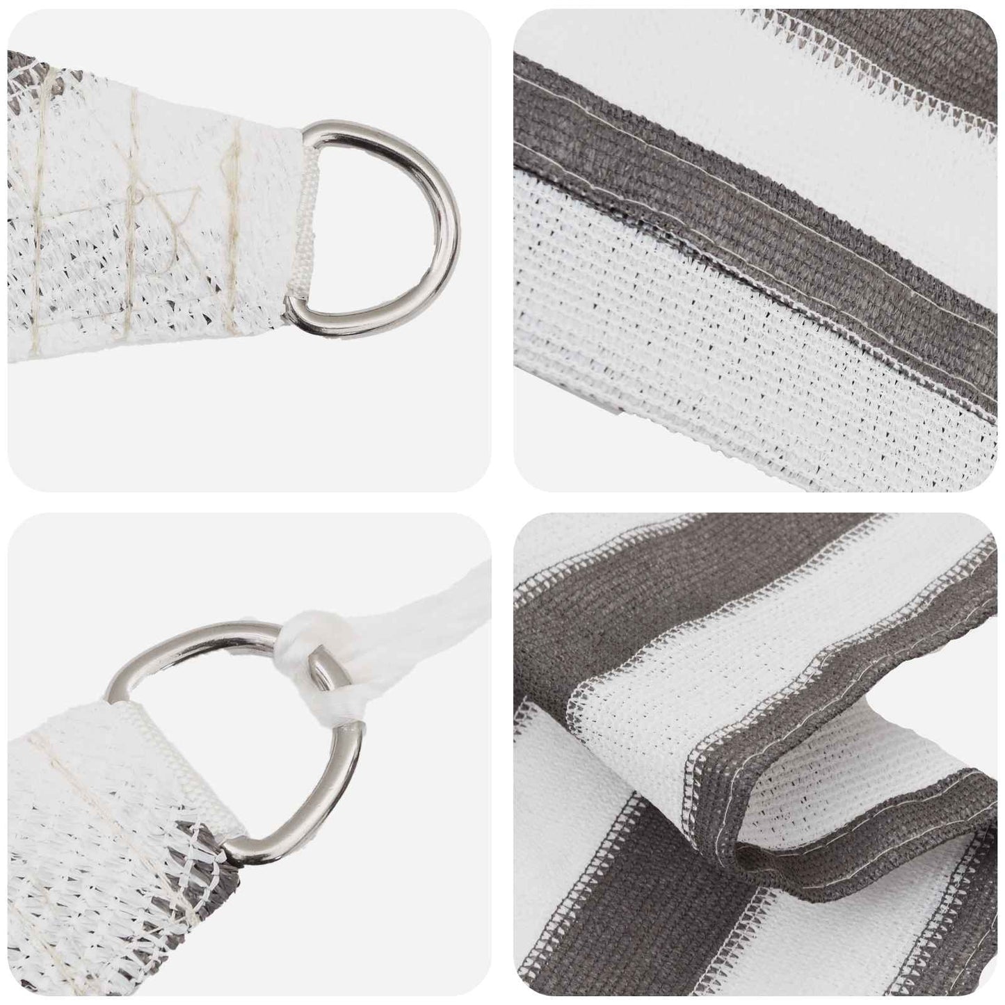 vidaXL Sunshade Sail 5 x 7 x 7 m HDPE