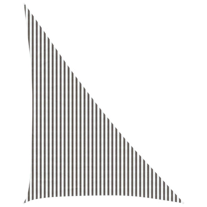 vidaXL Sunshade Sail Light Grey and White 4 x 5 x 6.8 m HDPE