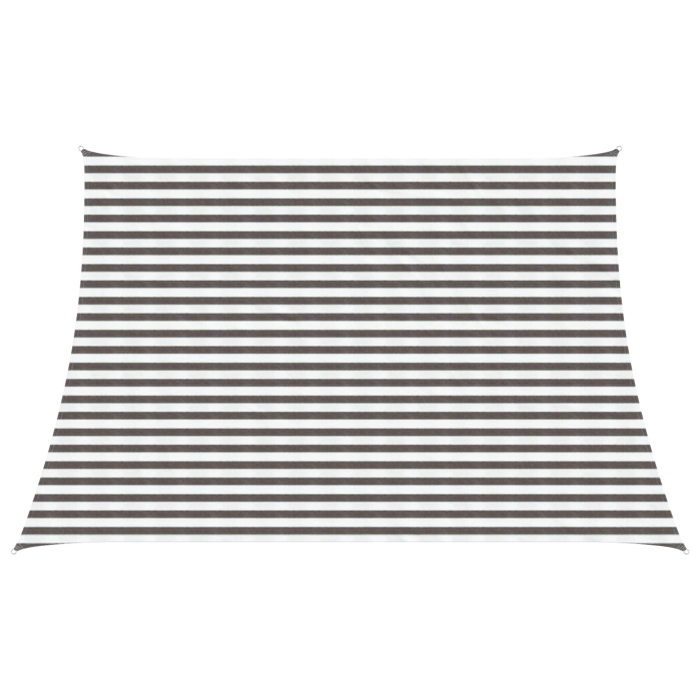 vidaXL Sunshade Sail Light Grey and White 4 / 5 x 3 m HDPE