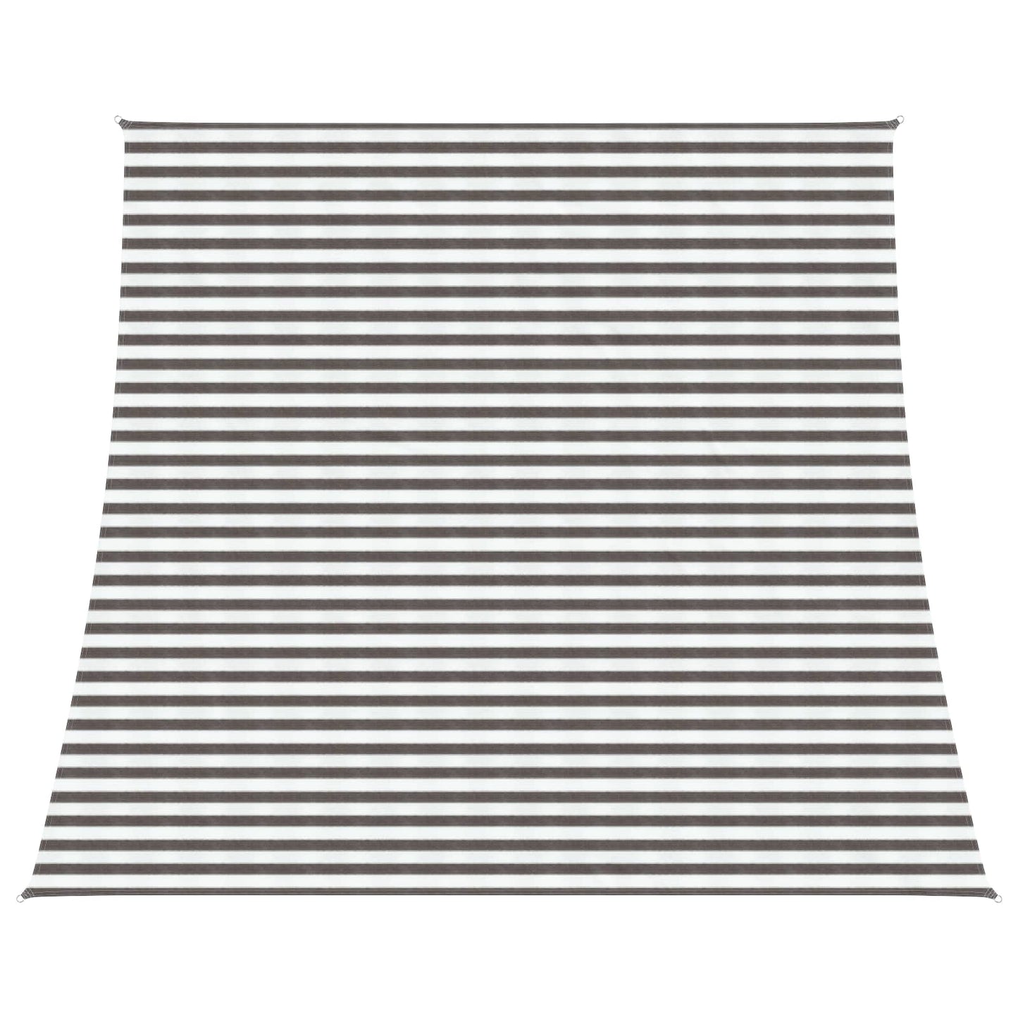 vidaXL Sunshade Sail Light Grey and White 4 / 5 x 4 m HDPE