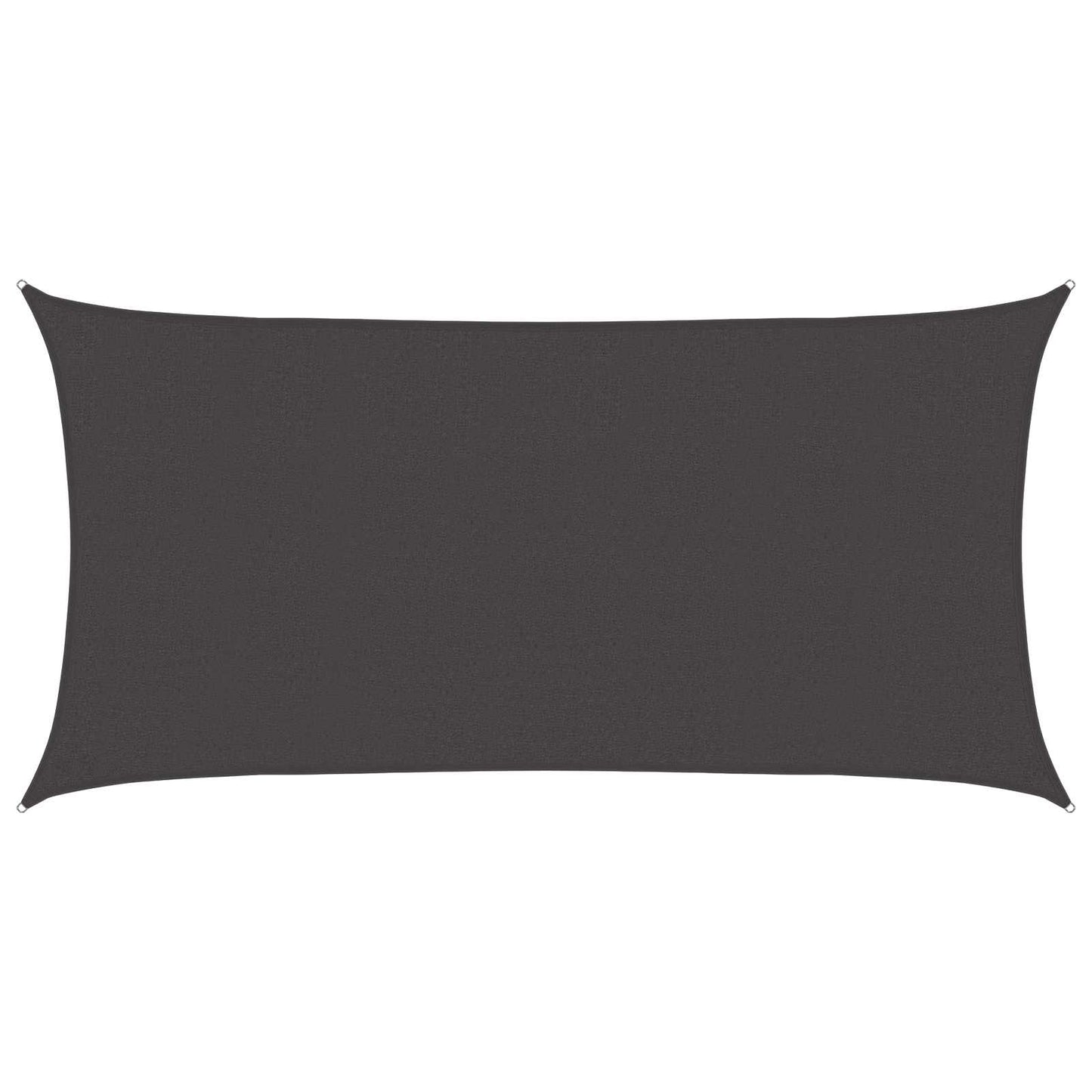 vidaXL Sunshade Sail Anthracite 2.5 x 6 m HDPE