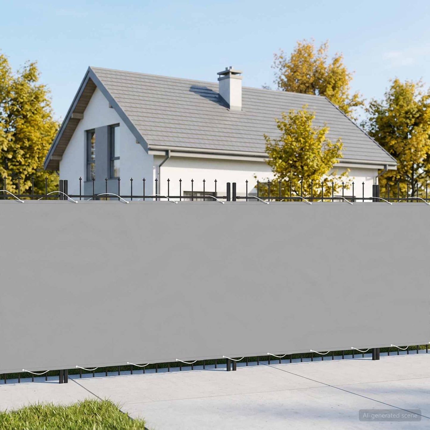 vidaXL Balcony Privacy Screen 150 x 400 cm Fabric with PU Coated
