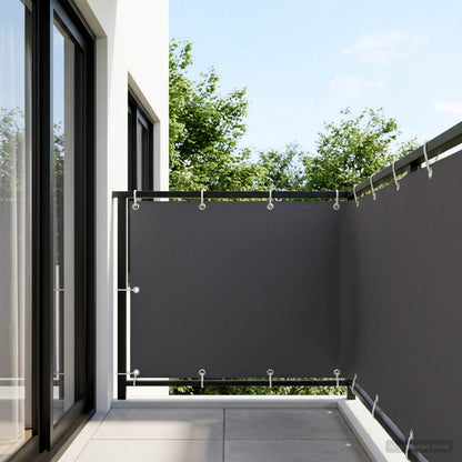 vidaXL Balcony Privacy Screen 150 x 400 cm Fabric with PU Coated