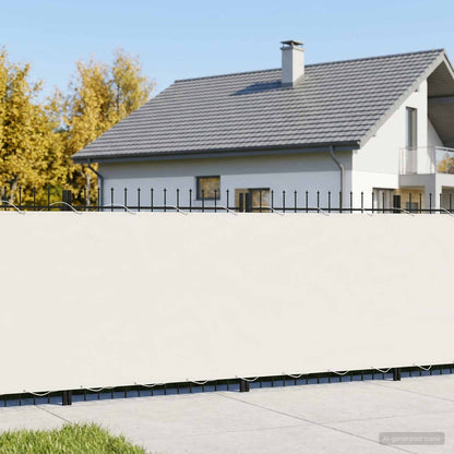vidaXL Balcony Privacy Screen 180 x 300 cm Fabric with PU Coated White