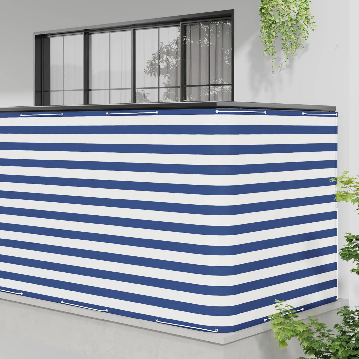 vidaXL Balcony Privacy Screen 150 x 200 cm Fabric with PU Coated