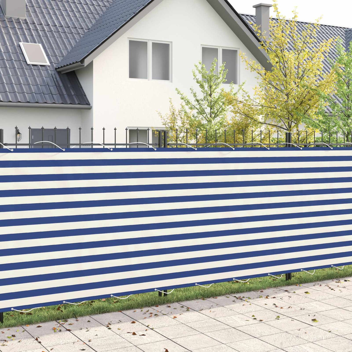 vidaXL Balcony Privacy Screen 150 x 600 cm Fabric with PU Coated