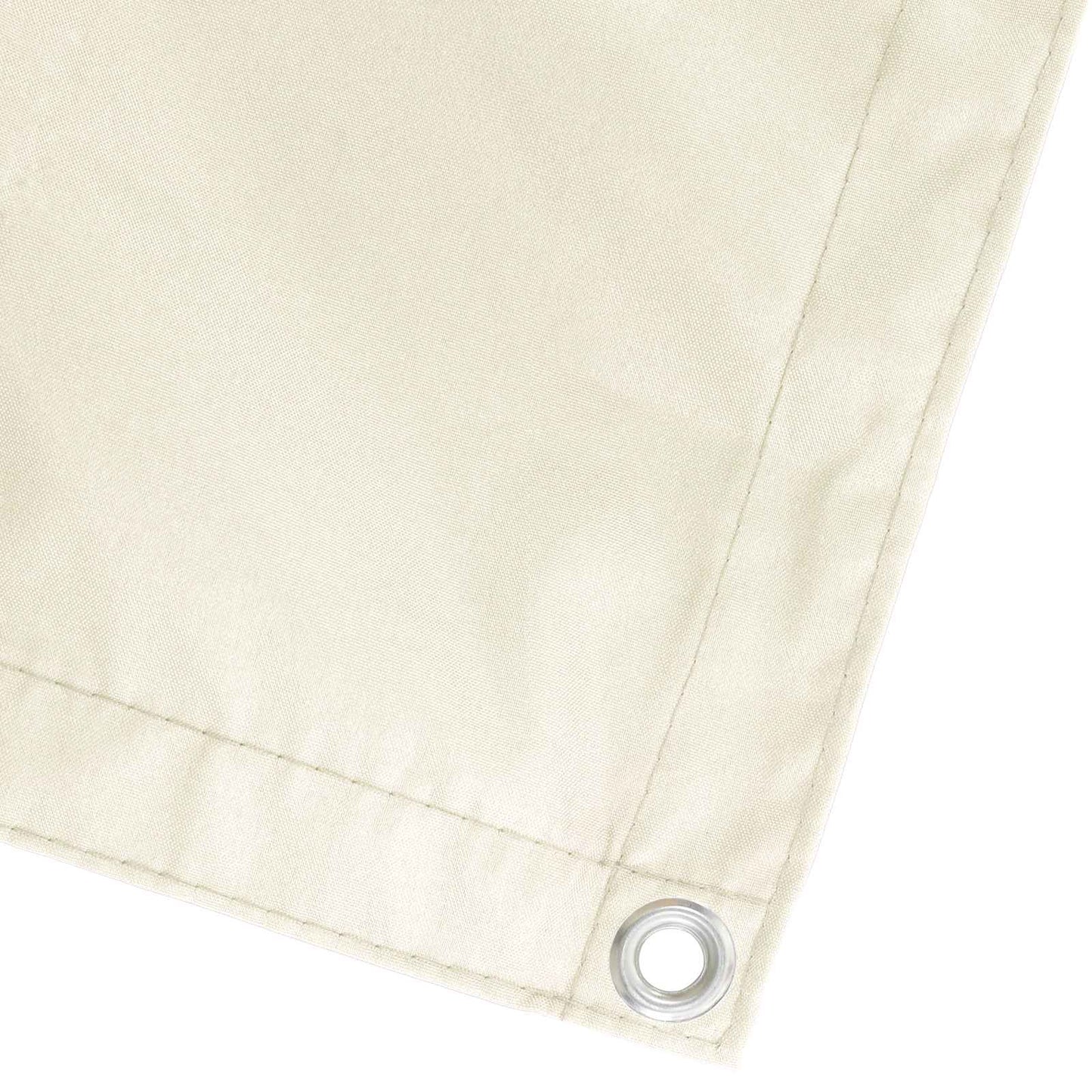 vidaXL Balcony Privacy Screen 200 x 500 cm Fabric with PU Coated Cream