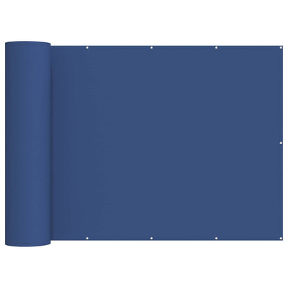 vidaXL Balcony Privacy Screen 180 x 700 cm Fabric with PU Coated Blue
