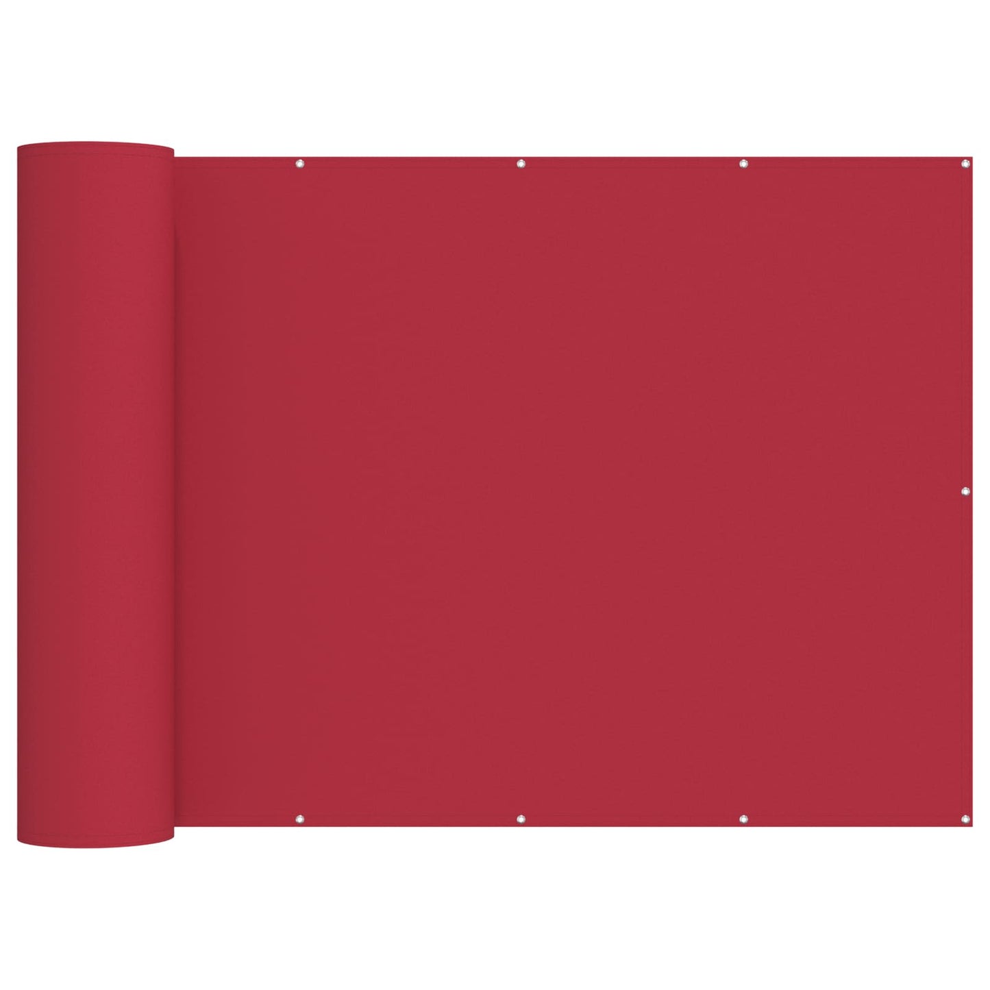 vidaXL Balcony Privacy Screen 200 x 1000 cm Fabric with PU Coated Red