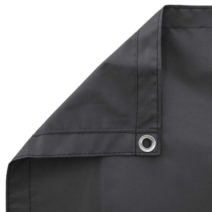 vidaXL Balcony Privacy Screen 200 x 700 cm Fabric with PU Coated Black