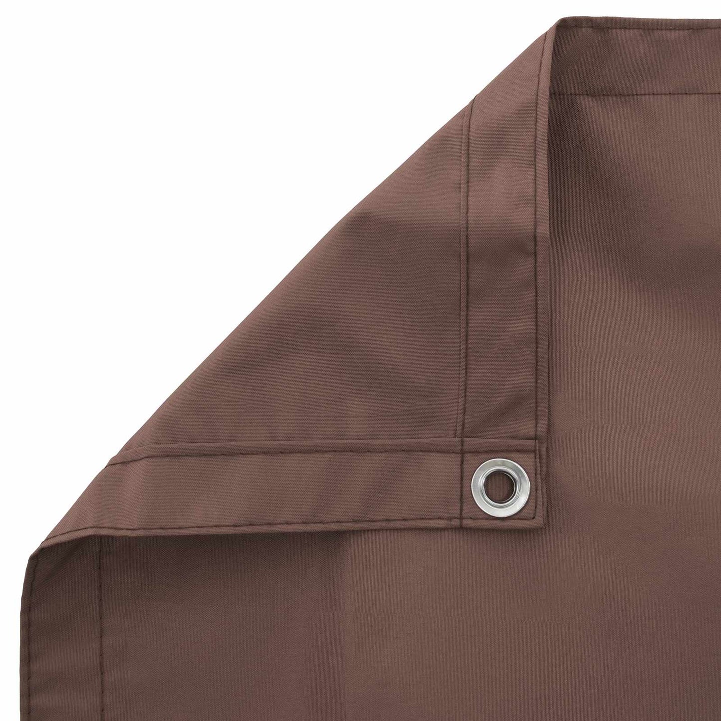 vidaXL Balcony Privacy Screen 150 x 500 cm Fabric with PU Coated Brown