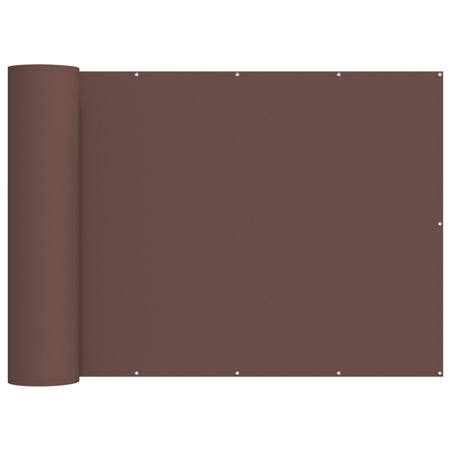 vidaXL Balcony Privacy Screen 150 x 500 cm Fabric with PU Coated Brown