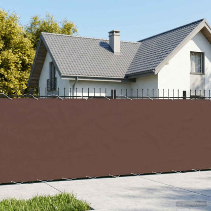 vidaXL Balcony Privacy Screen 200 x 800 cm Fabric with PU Coated Brown