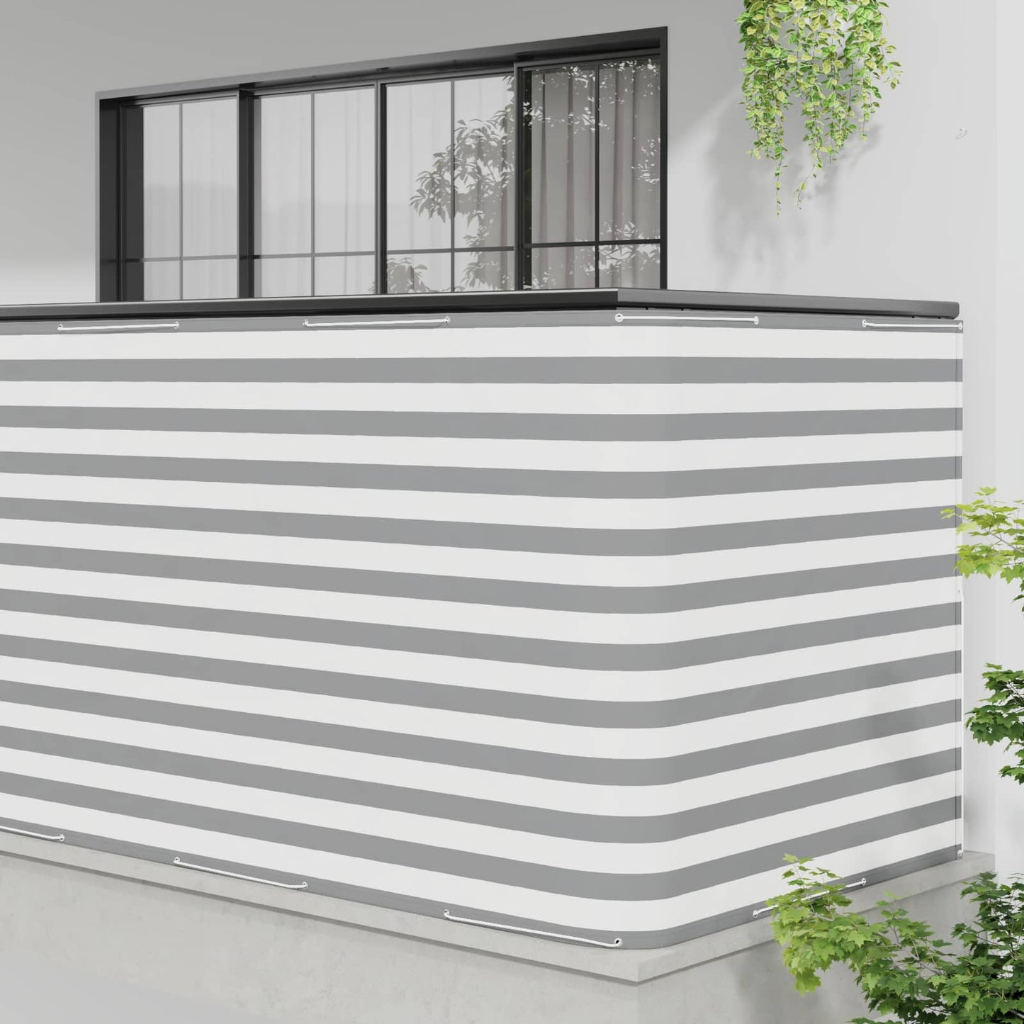 vidaXL Balcony Privacy Screen 150 x 400 cm Fabric with PU Coated
