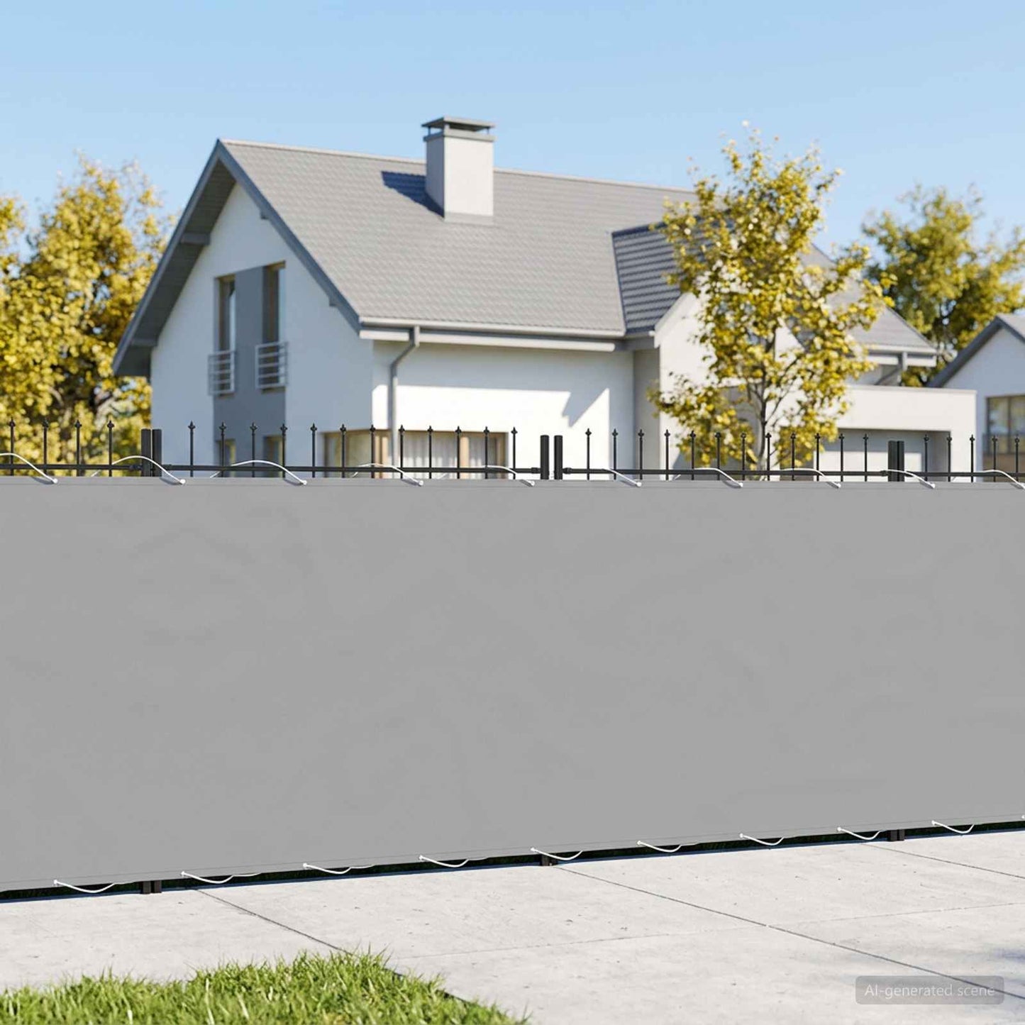 vidaXL Balcony Privacy Screen 1.2 x 25 m Fabric with PU Coated