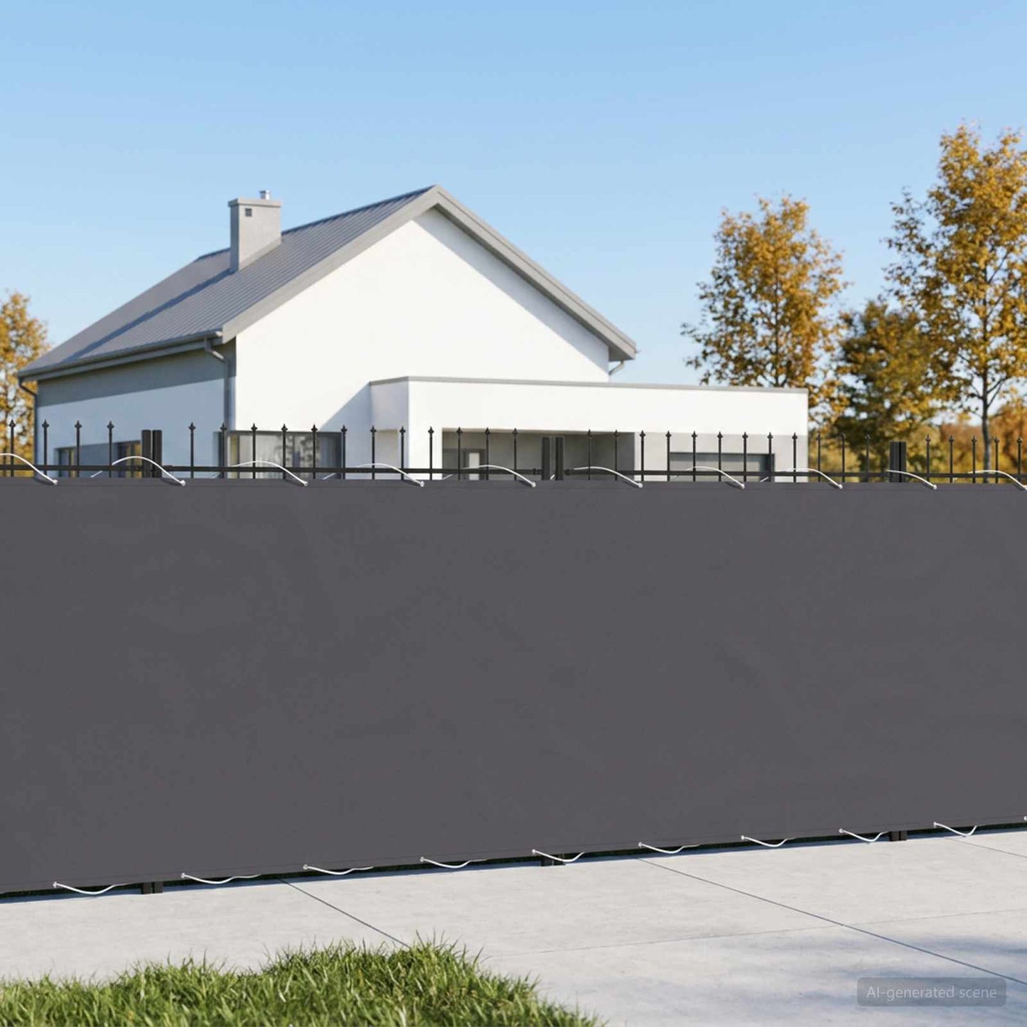 vidaXL Balcony Privacy Screen 1.2 x 25 m Fabric with PU Coated