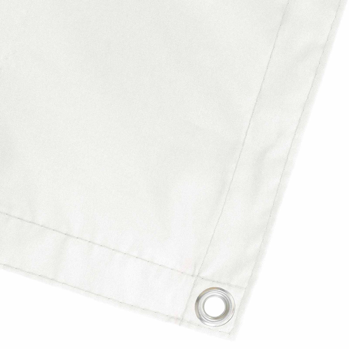 vidaXL Balcony Privacy Screen 1.8 x 15 m Fabric with PU Coated White