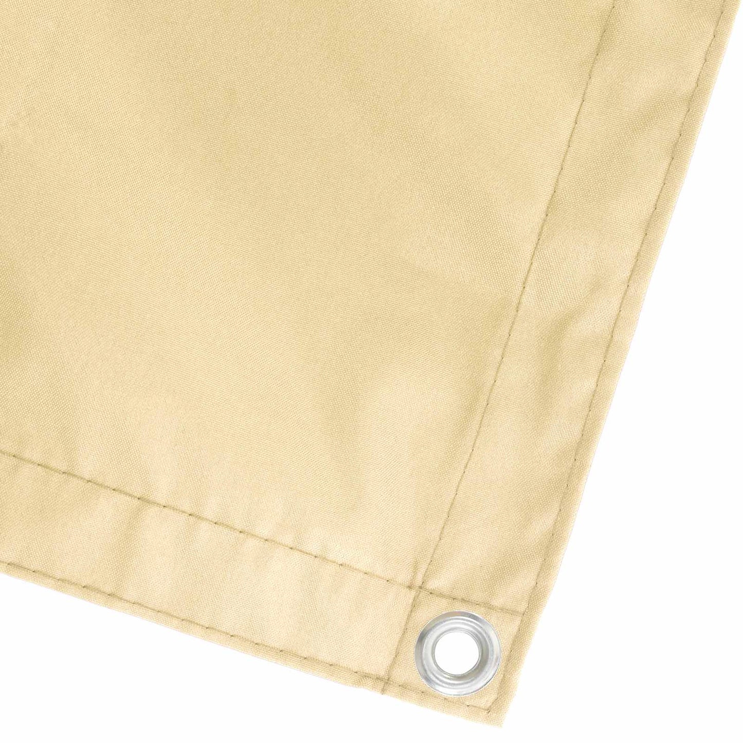 vidaXL Balcony Privacy Screen 1.8 x 25 m Fabric with PU Coated Beige