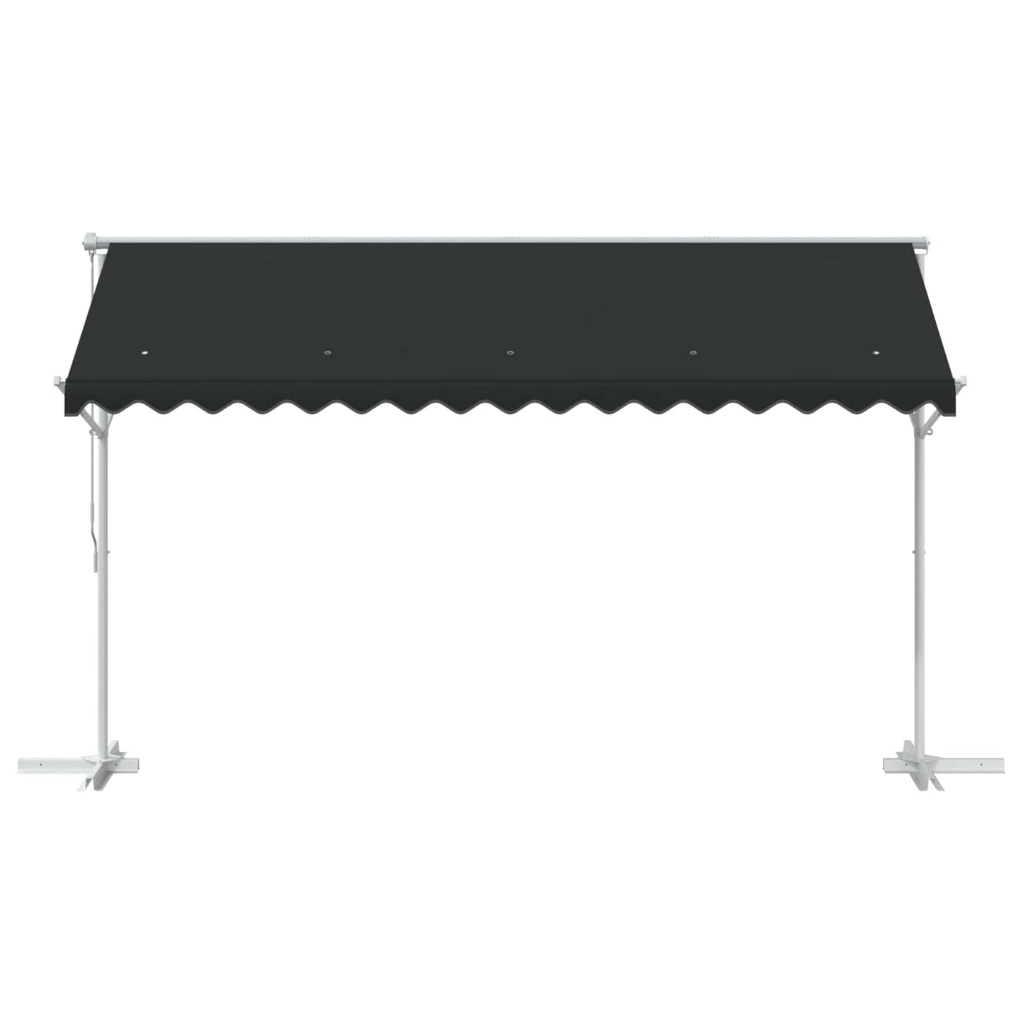 vidaXL Free Standing Awning 4 x 3 m Polyester Anthracite