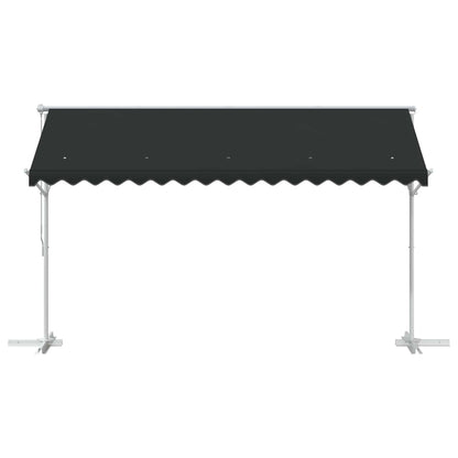 vidaXL Free Standing Awning 4 x 3 m Polyester Anthracite