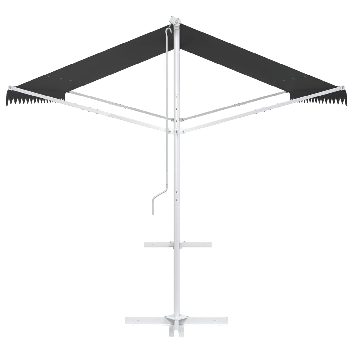 vidaXL Free Standing Awning 4 x 3 m Polyester Anthracite