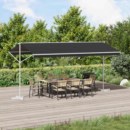 vidaXL Free Standing Awning Anthracite 5 x 3 m Polyester