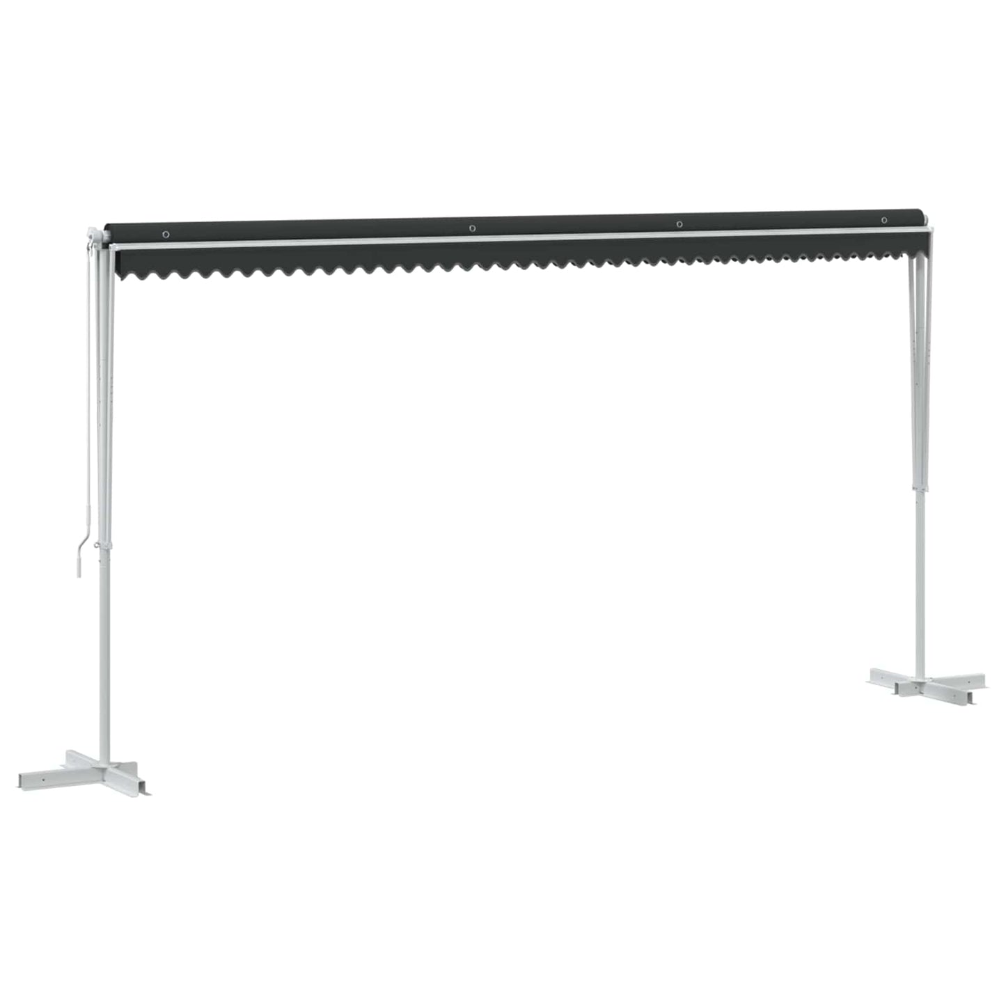 vidaXL Free Standing Awning Anthracite 5 x 3 m Polyester