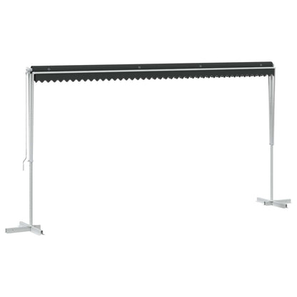 vidaXL Free Standing Awning Anthracite 5 x 3 m Polyester