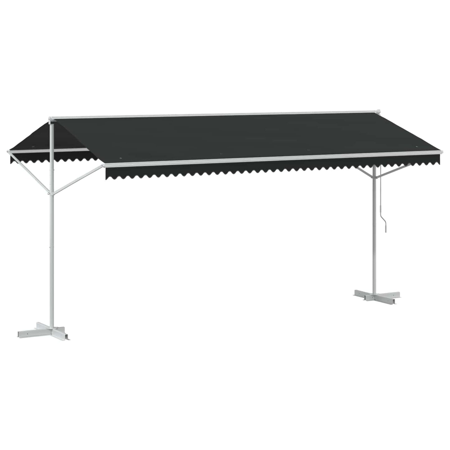 vidaXL Free Standing Awning Anthracite 5 x 3 m Polyester
