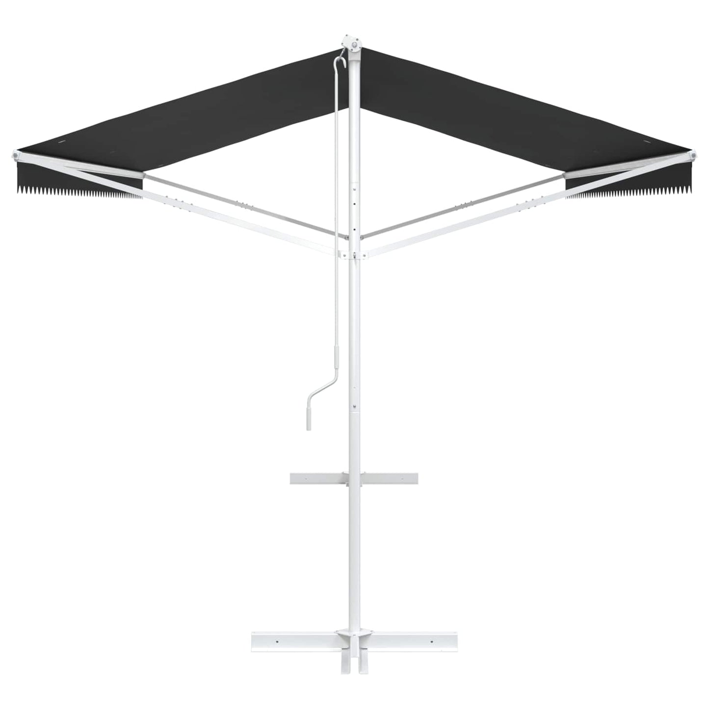 vidaXL Free Standing Awning Anthracite 5 x 3 m Polyester