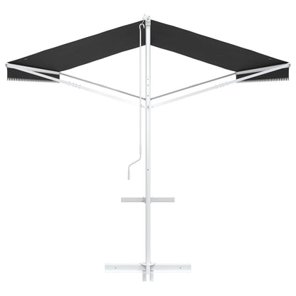 vidaXL Free Standing Awning Anthracite 5 x 3 m Polyester