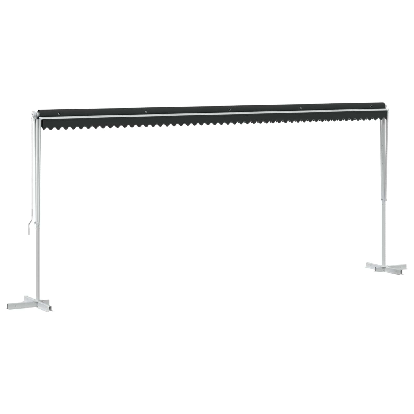vidaXL Free Standing Awning Anthracite 6 x 3 m Polyester