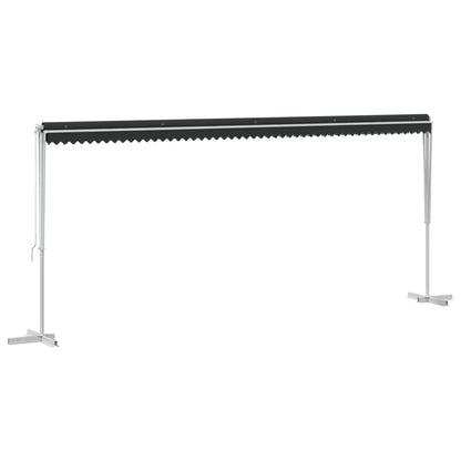 vidaXL Free Standing Awning Anthracite 6 x 3 m Polyester