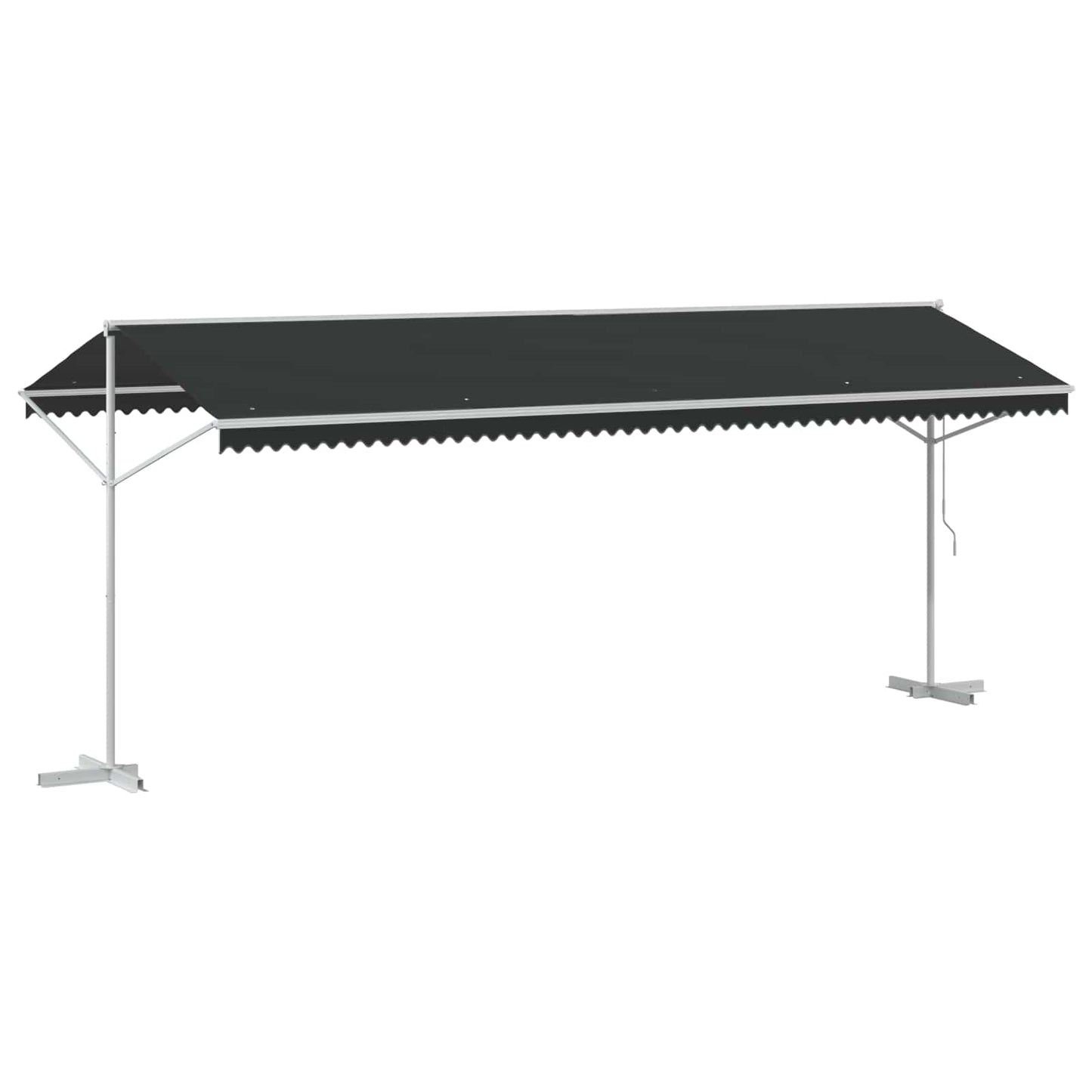 vidaXL Free Standing Awning Anthracite 6 x 3 m Polyester