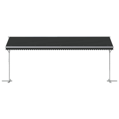 vidaXL Free Standing Awning Anthracite 6 x 3 m Polyester