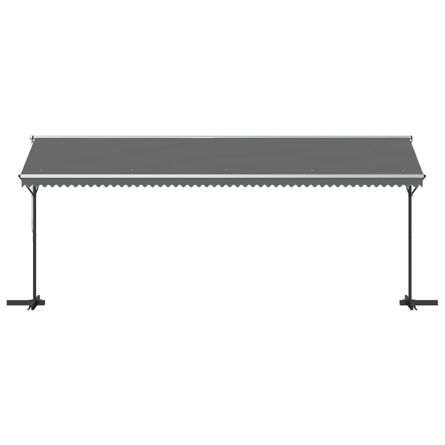 vidaXL Free Standing Awning Grey 6 x 3 m Polyester