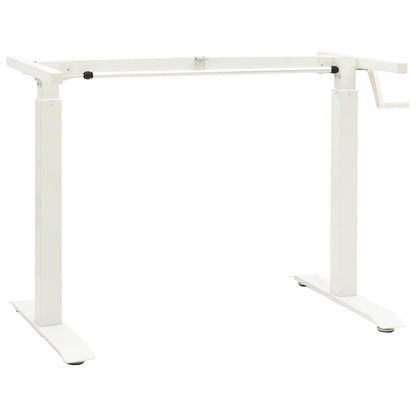 vidaXL Desk with Storage White and Natural 120 x 60 cm Solid Oak Wood