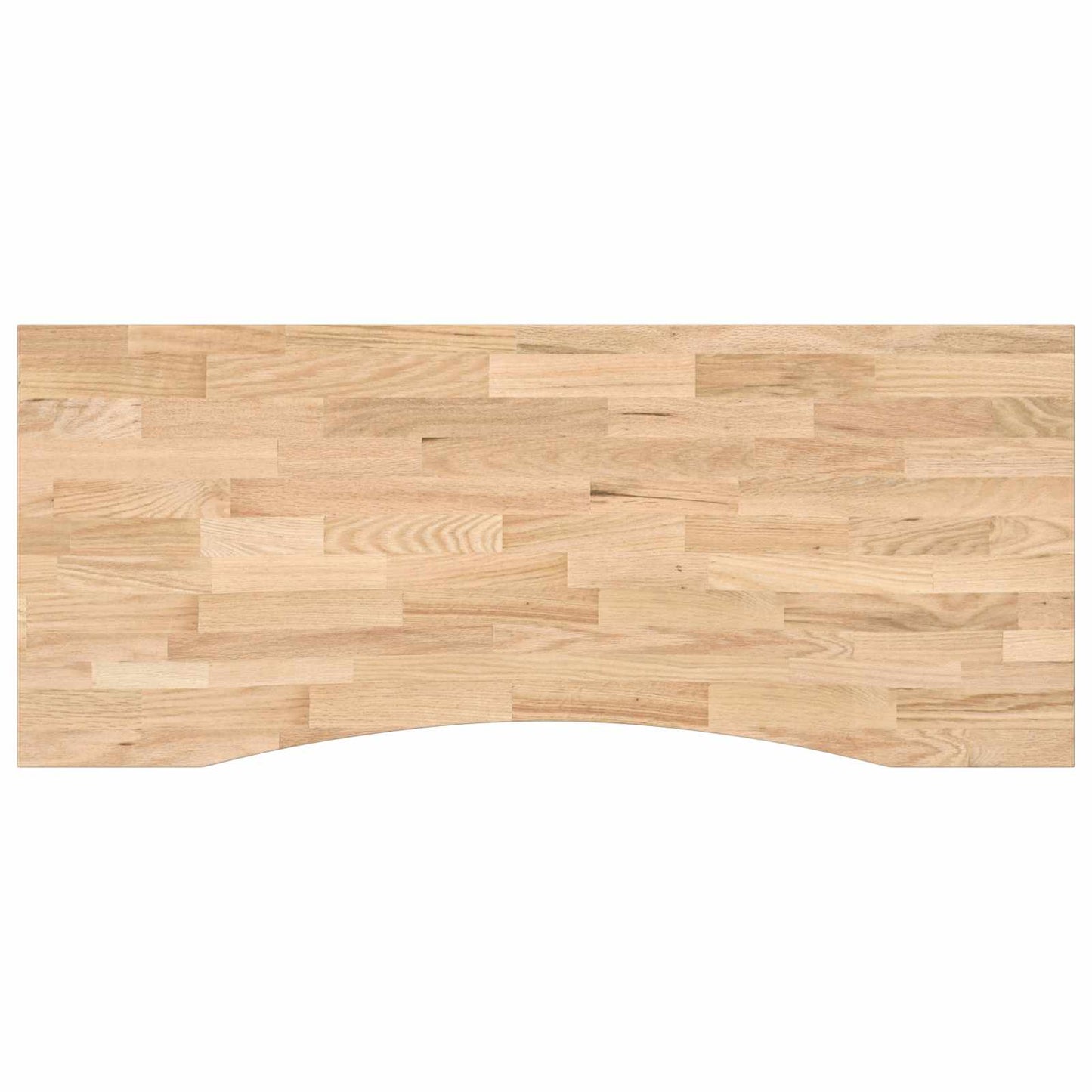 vidaXL Desk with Storage White and Natural 120 x 60 cm Solid Oak Wood