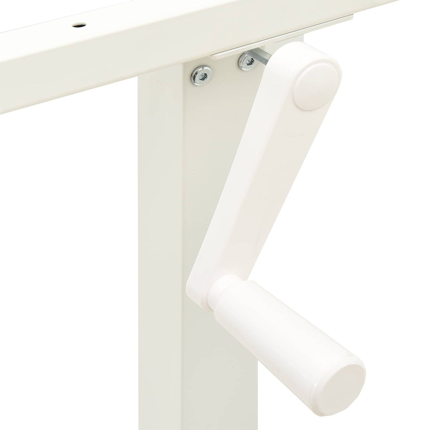 vidaXL Desk with Storage White and Natural 140 x 60 cm Solid Oak Wood