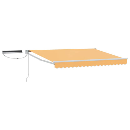 vidaXL Electric Retractable Awning Sand 2.5 x 2 m