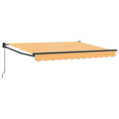 vidaXL Retractable Awning Sand 3.5 x 2 m 100% Polyester and Aluminium