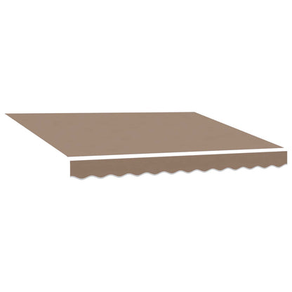 vidaXL Electric Retractable Awning Taupe 3.5 x 2 m