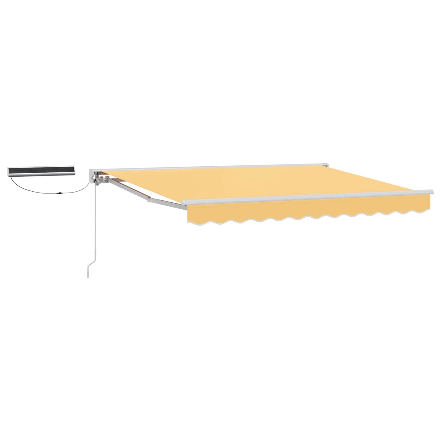 vidaXL Electric Retractable Awning Sand 4 x 2 m