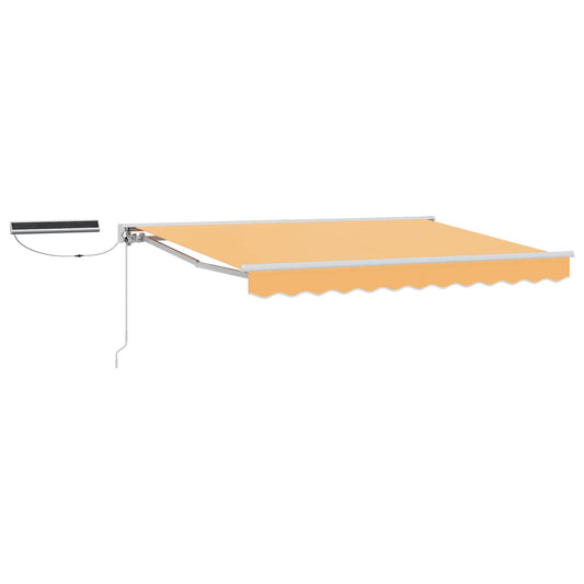 vidaXL Electric Retractable Awning Sand 3.5 x 2.5 m