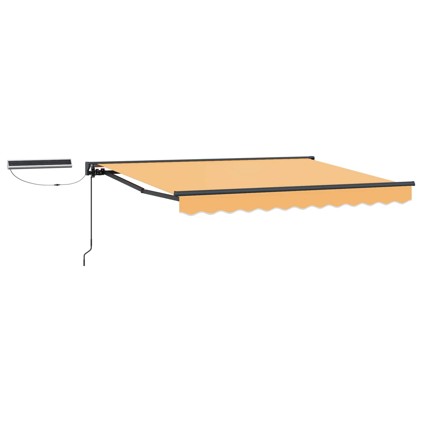 vidaXL Electric Retractable Awning Sand 3.5 x 2.5 m