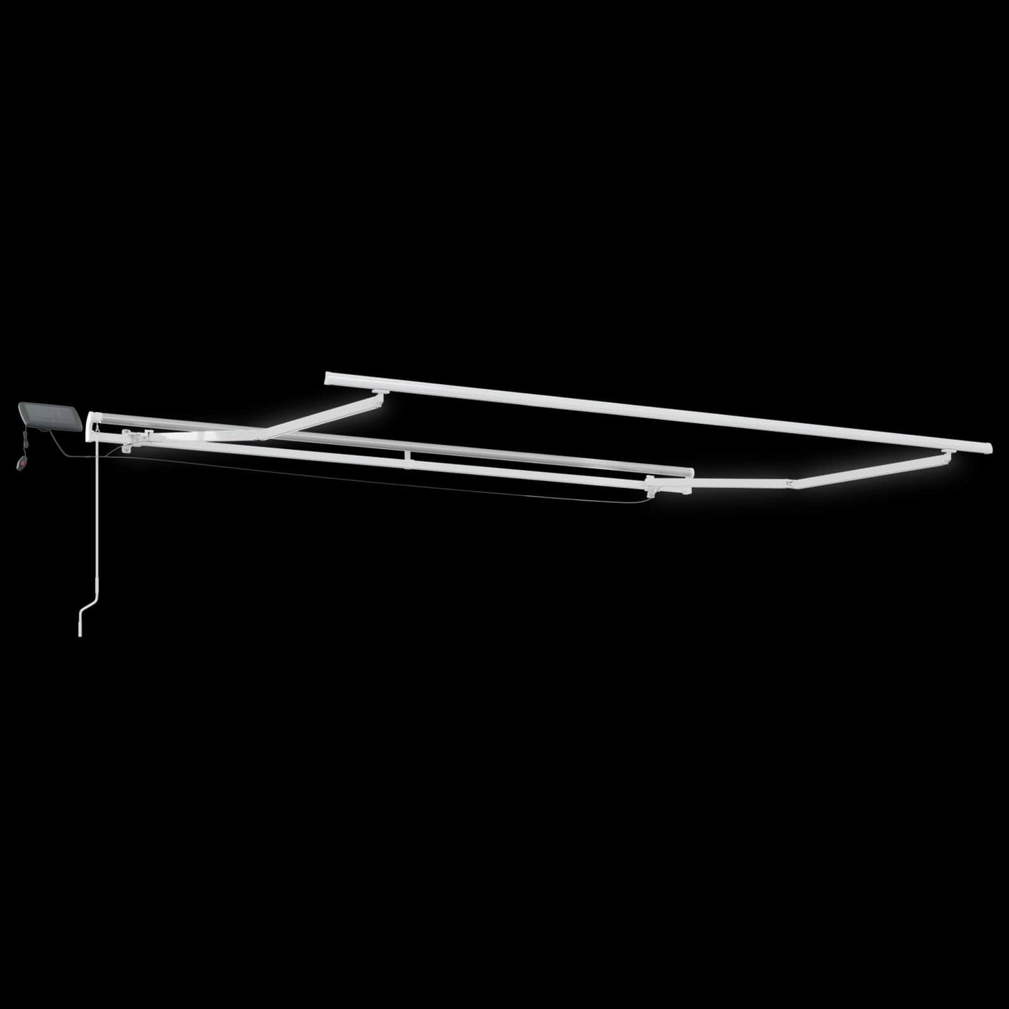 vidaXL Retractable Awning Sand 450 x 350 cm Fabric and Aluminium