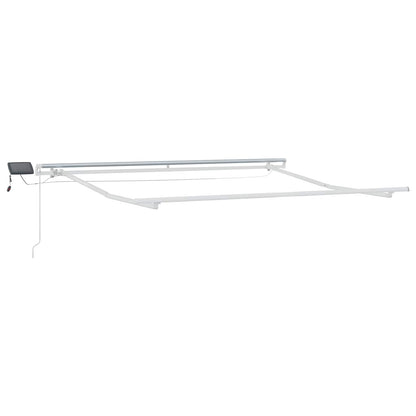 vidaXL Retractable Awning Taupe 500 x 300 cm Fabric and Aluminium