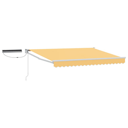 vidaXL Electric Retractable Awning Sand 5 x 3 m