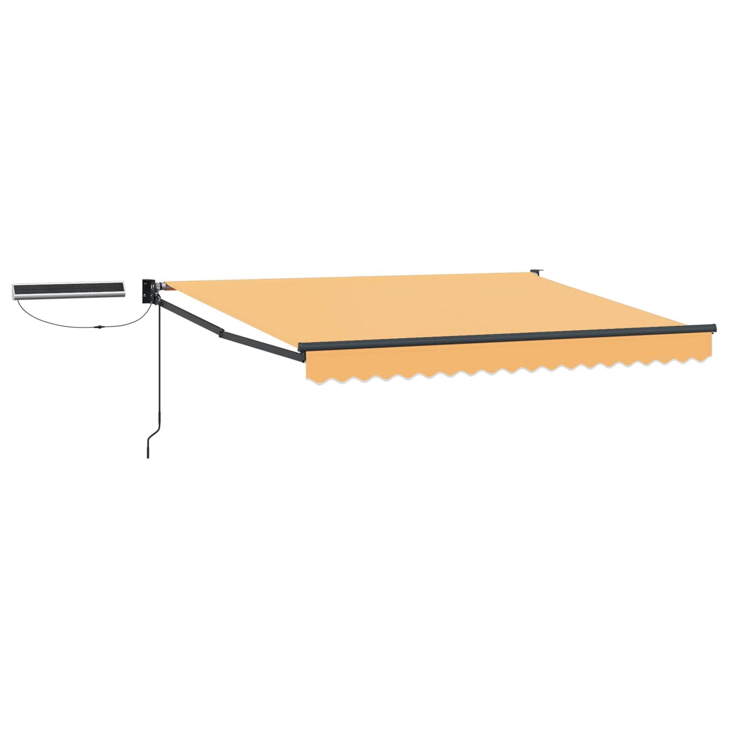 vidaXL Electric Retractable Awning Sand 5 x 3 m